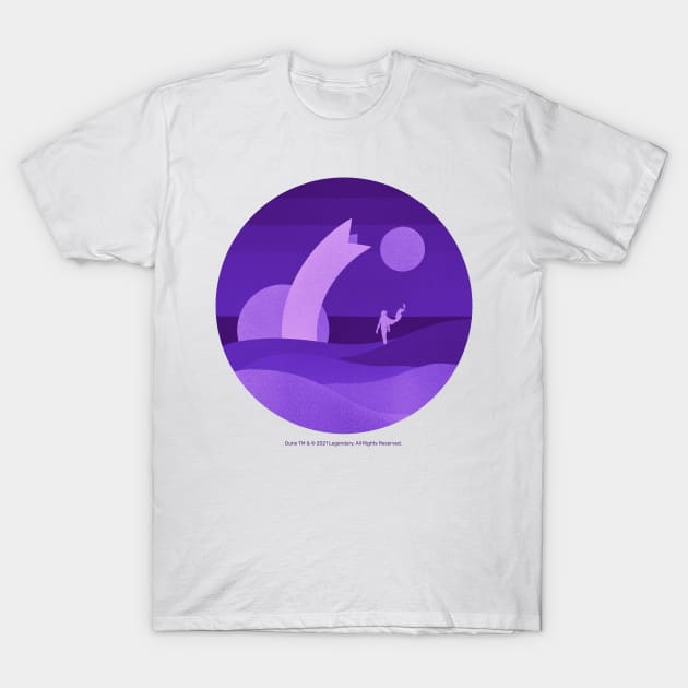 Minimalist Arrakis, Purple T-Shirt by Dream Artworks